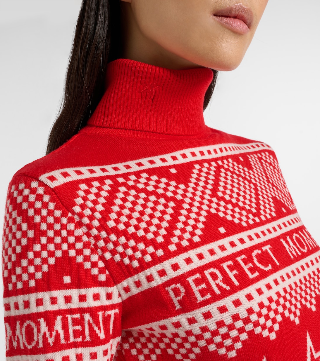 Jersey Holiday de lana con intarsia | Perfect Moment