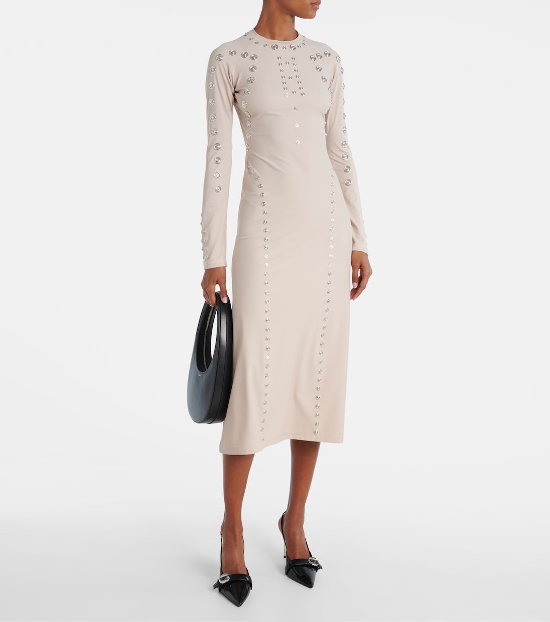 Embellished midi dress | Coperni