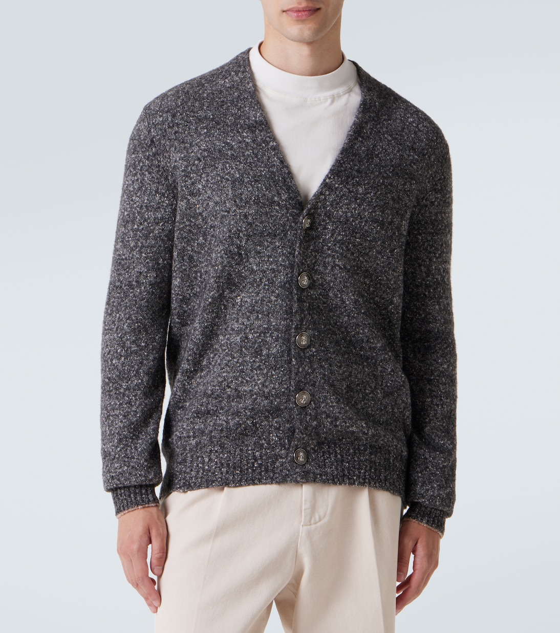 Wool-blend cardigan | Brunello Cucinelli