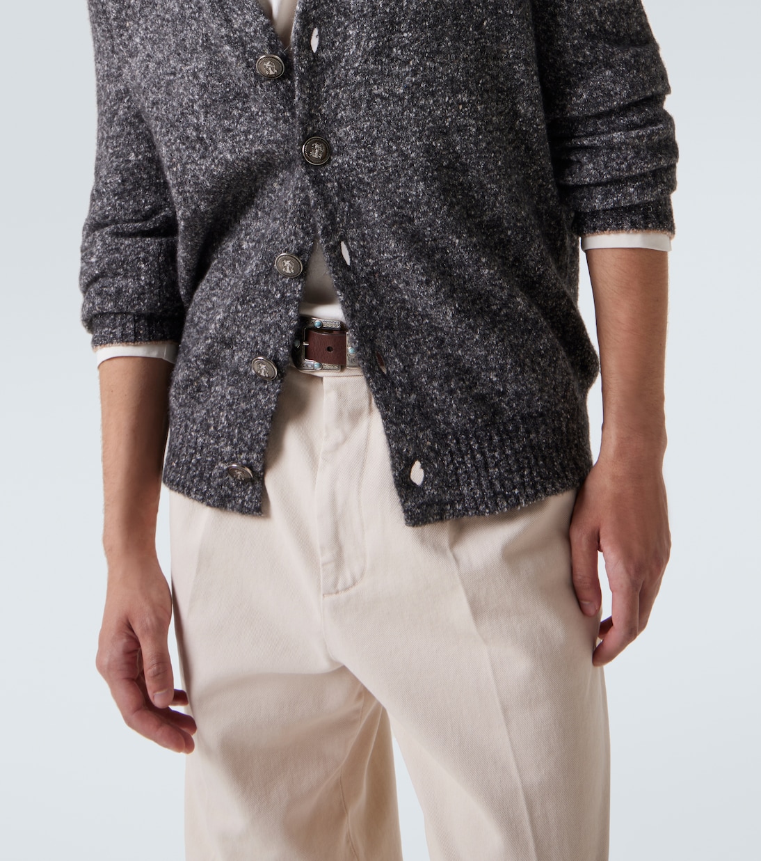 Wool-blend cardigan | Brunello Cucinelli