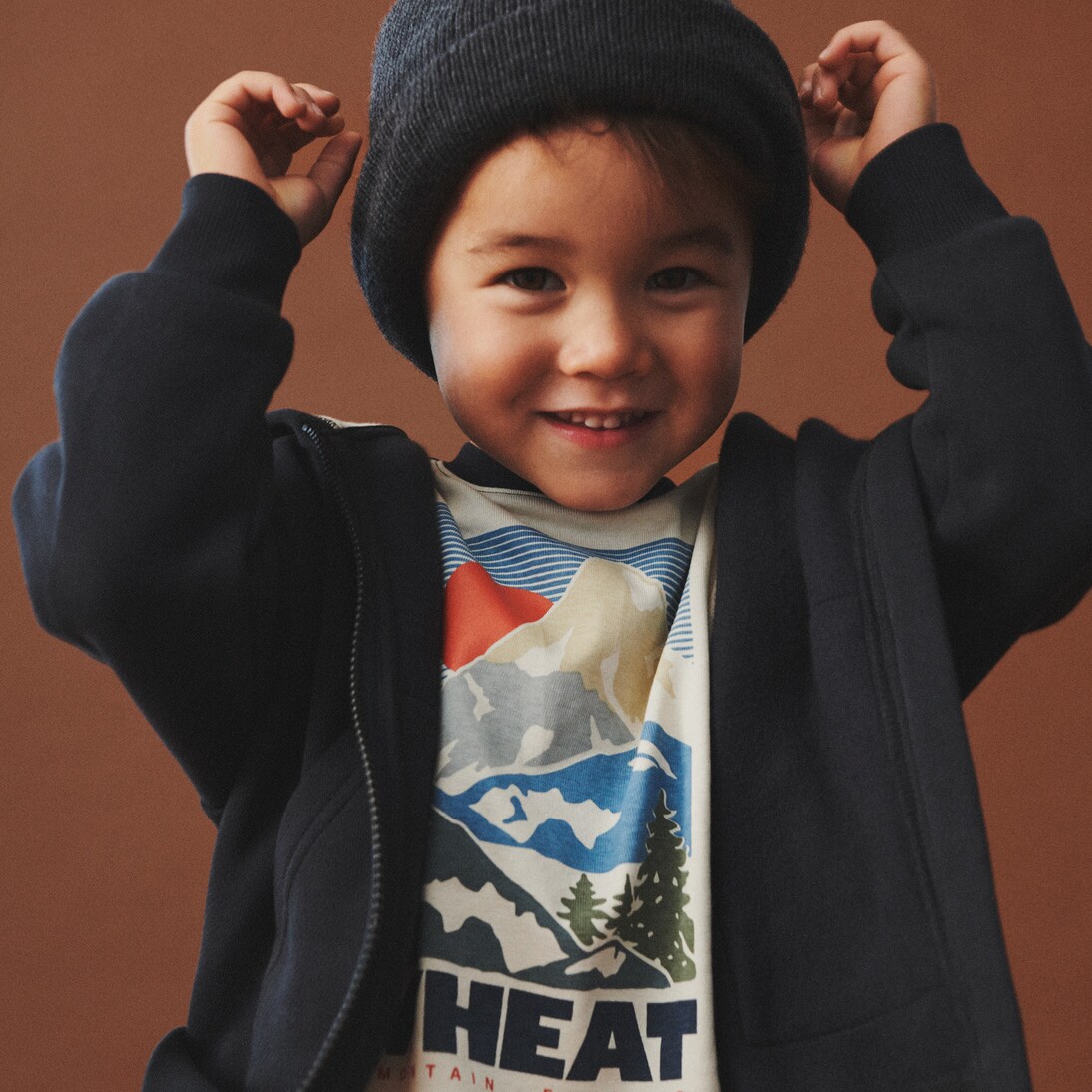 Beck printed cotton jersey T-shirt | Wheat