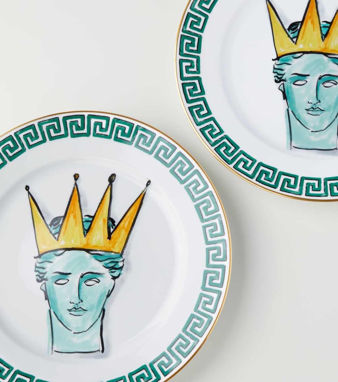 Il Viaggio di Nettuno 디너 플레이트 by Luke Edward Hall | Ginori 1735