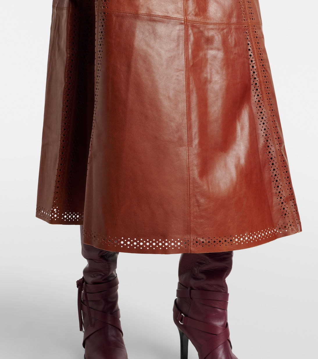 Midirock Aninda aus Leder | Ulla Johnson