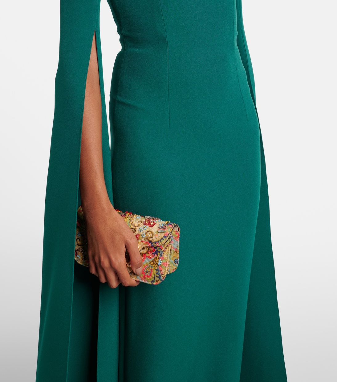 Embellished crêpe gown | Safiyaa