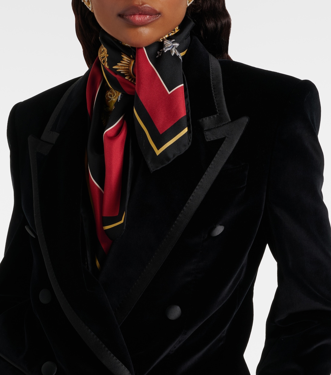 Printed silk twill scarf | Dolce&Gabbana