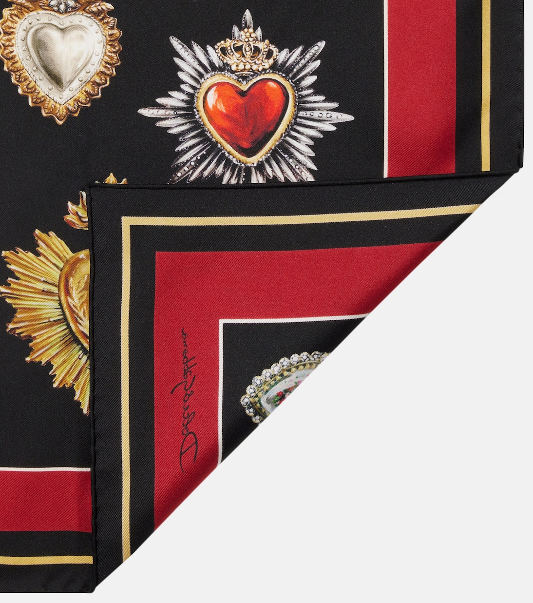 Printed silk twill scarf | Dolce&Gabbana