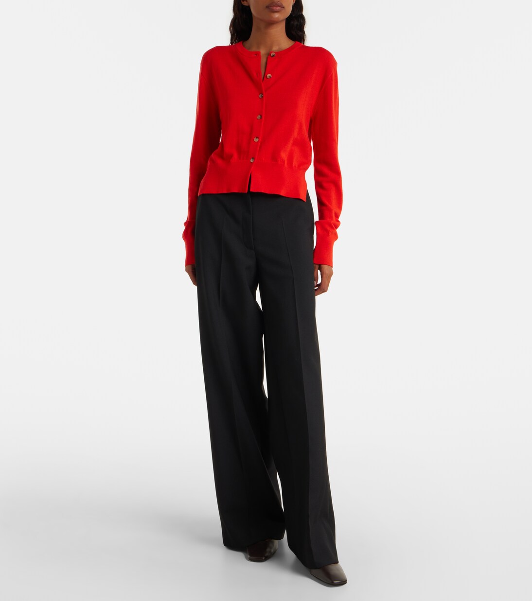 Lila wool cardigan | Calvin Klein Collection