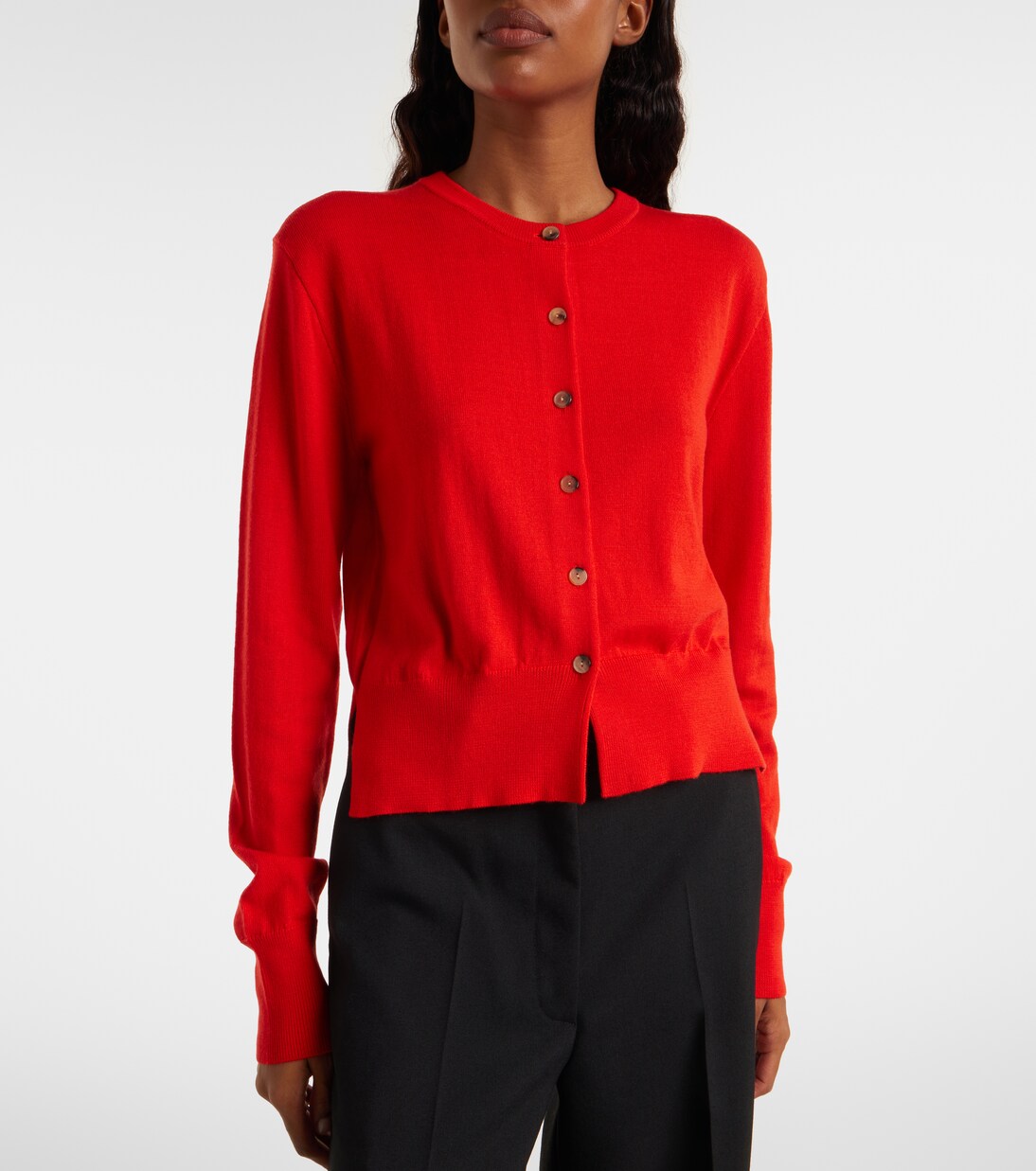 Lila wool cardigan | Calvin Klein Collection