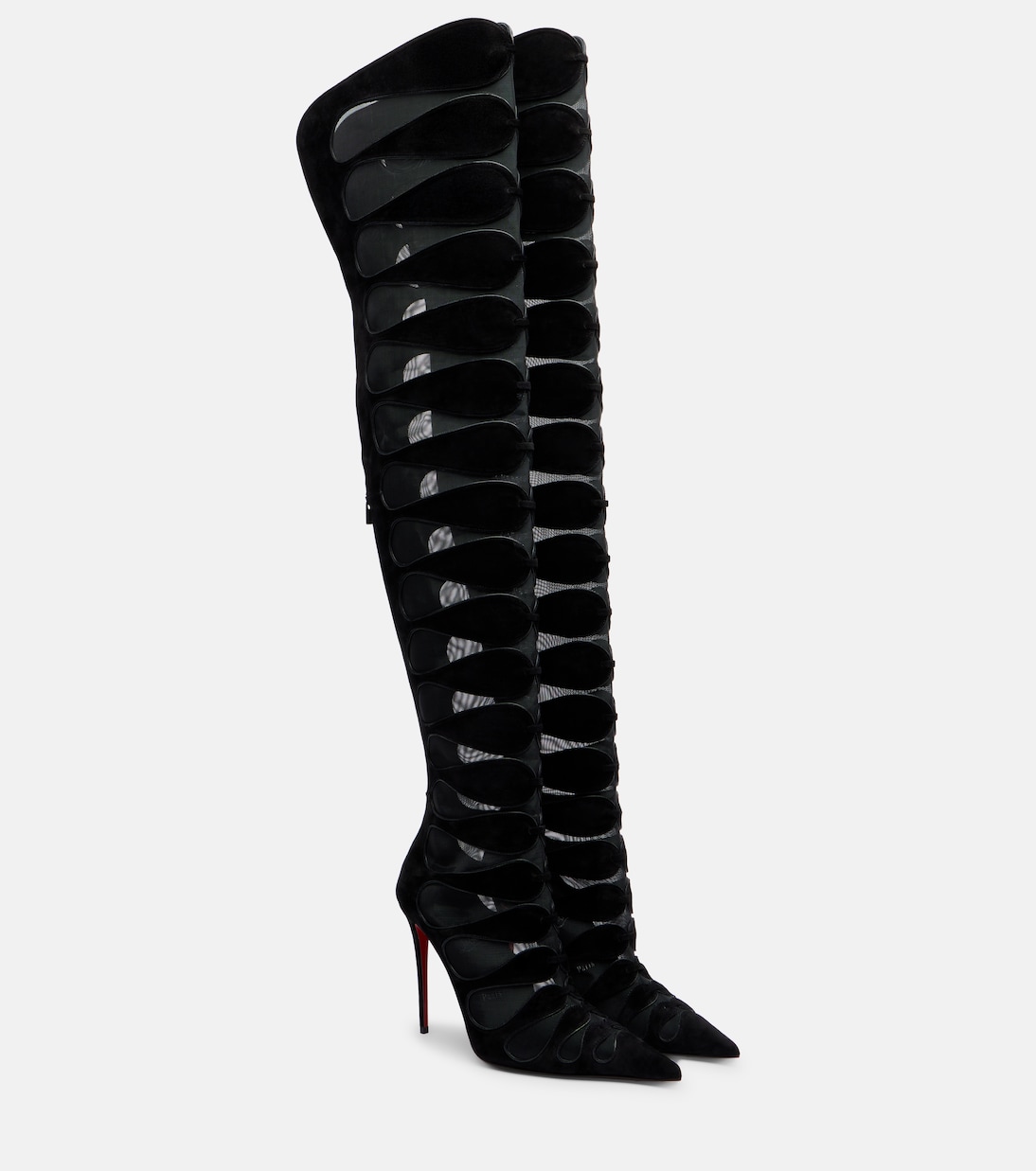 Circus Max Botta Alta 100 over-the-knee boots | Christian Louboutin