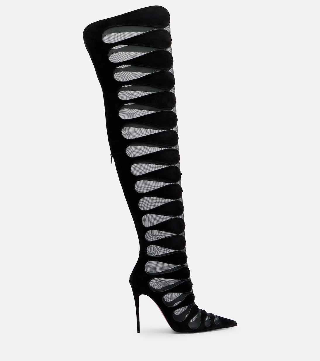 Circus Max Botta Alta 100 over-the-knee boots | Christian Louboutin