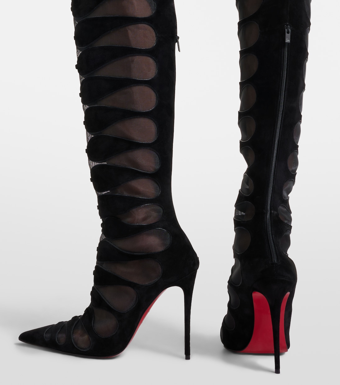 Circus Max Botta Alta 100 over-the-knee boots | Christian Louboutin