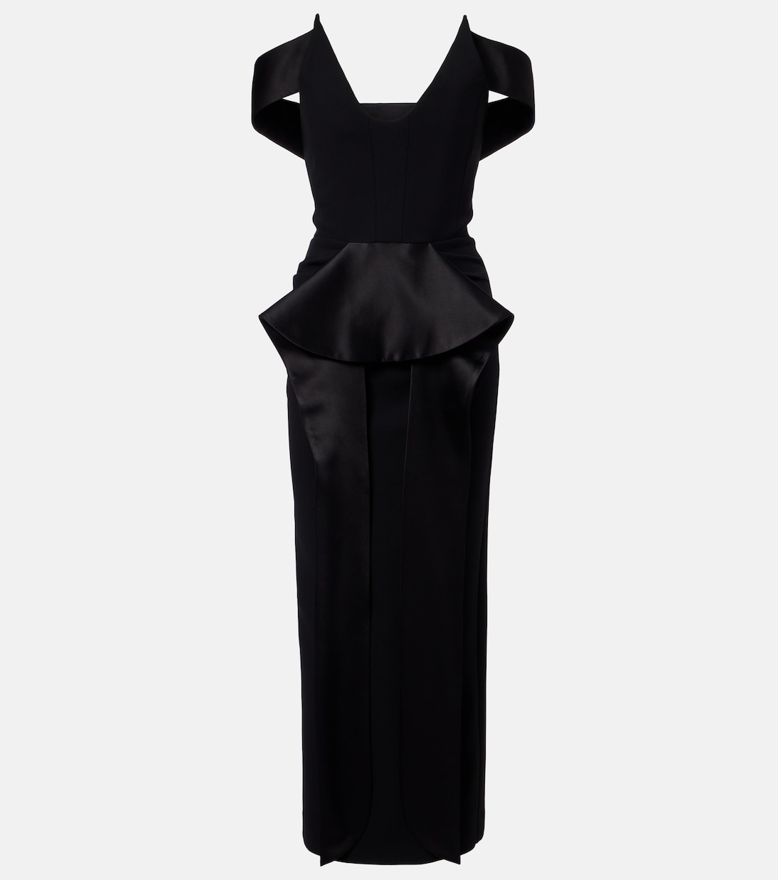 Robe midi Barrier en satin | Maticevski