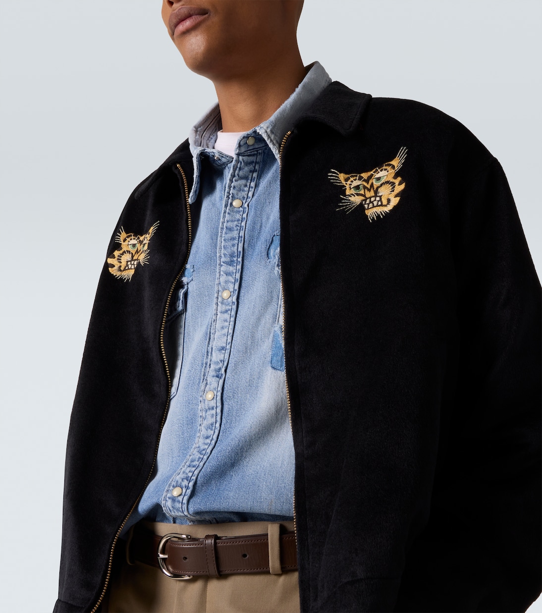 Norad embroidered silk blouson | Visvim