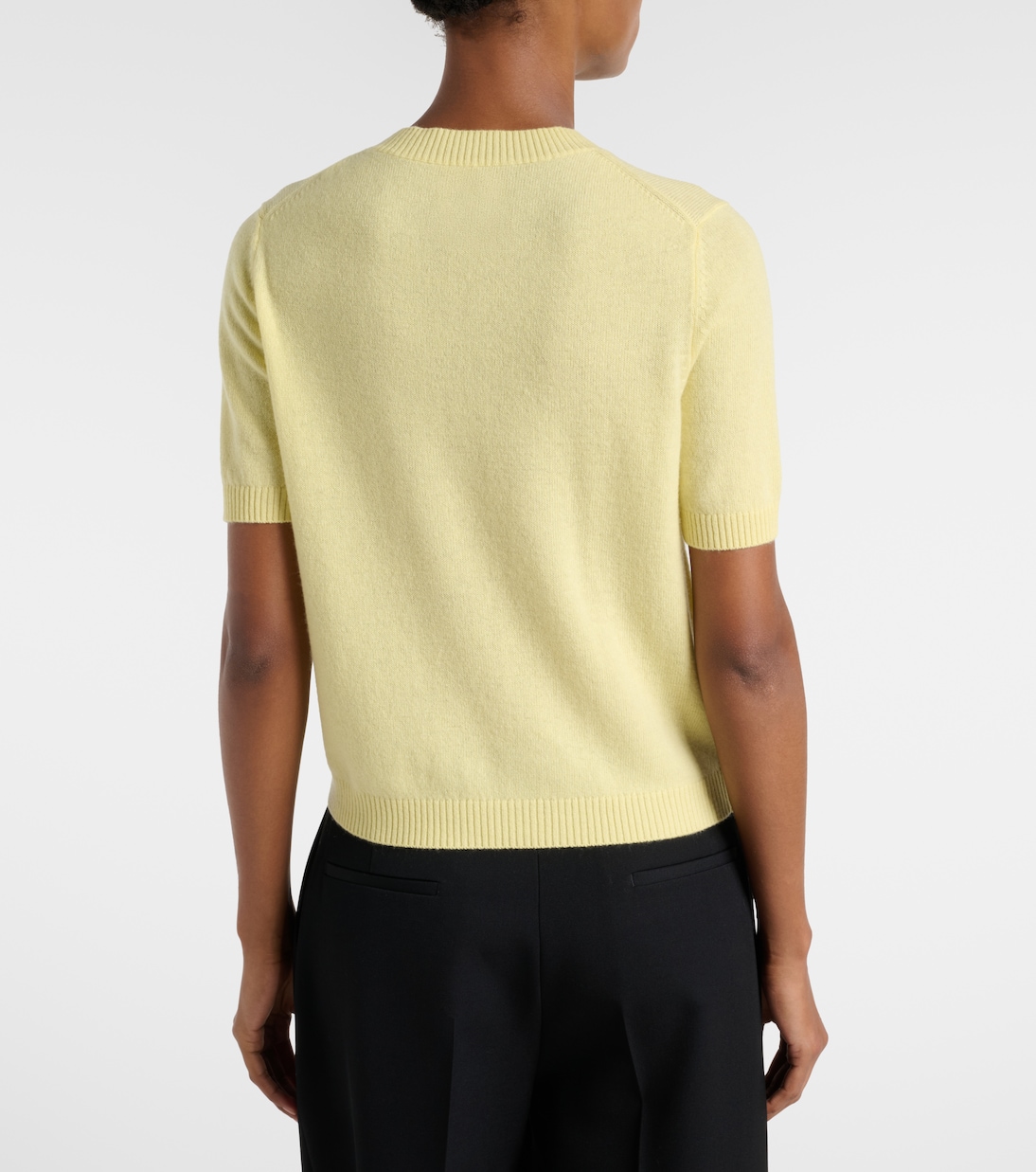 Pull en cachemire et laine à fleurs | Jardin des Orangers