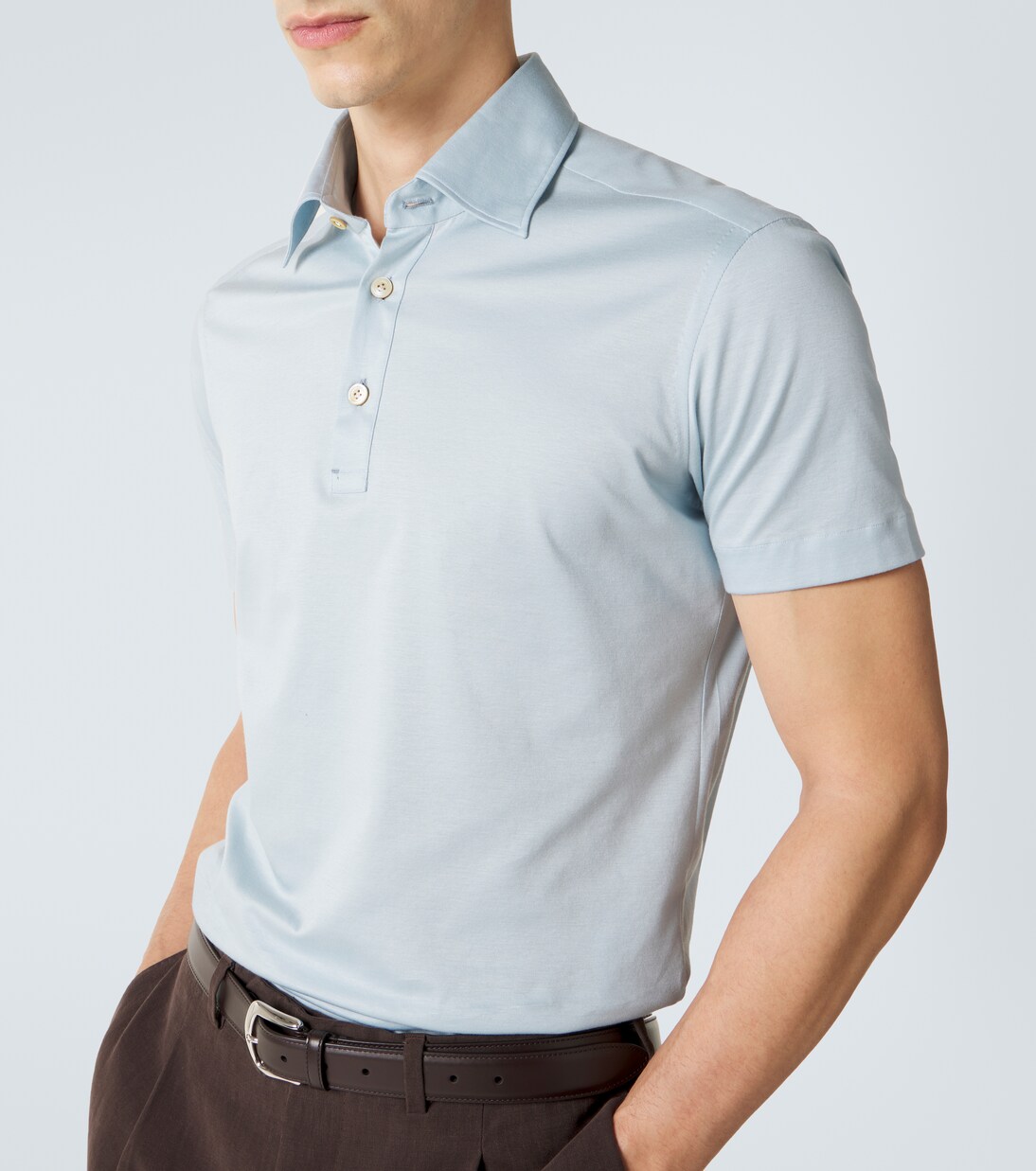 Cotton polo shirt | Kiton