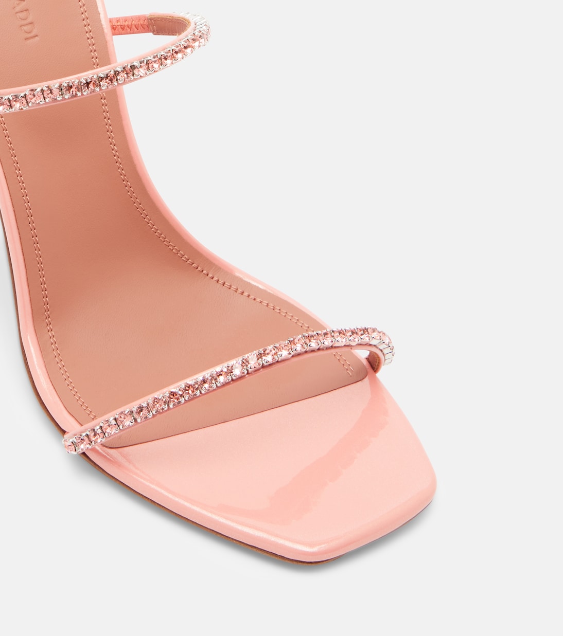 Gilda embellished patent leather sandals | Amina Muaddi
