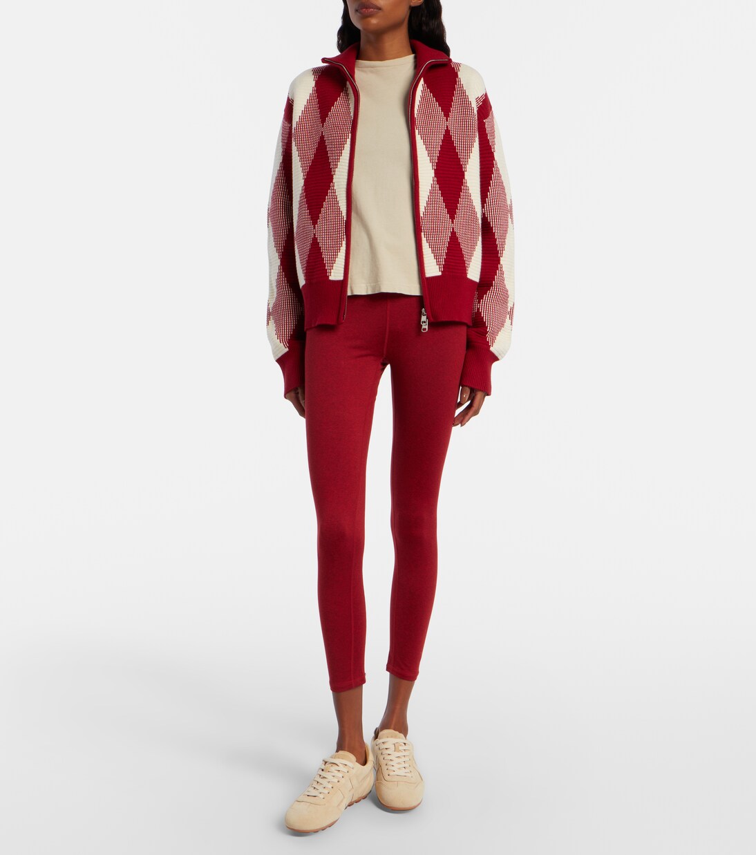 Karina knitted jacquard jacket | Varley