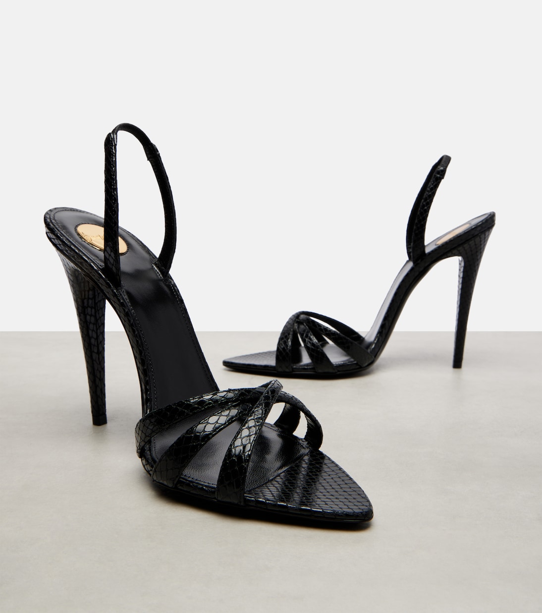 Slingback-Sandalen Kate aus Leder | Saint Laurent