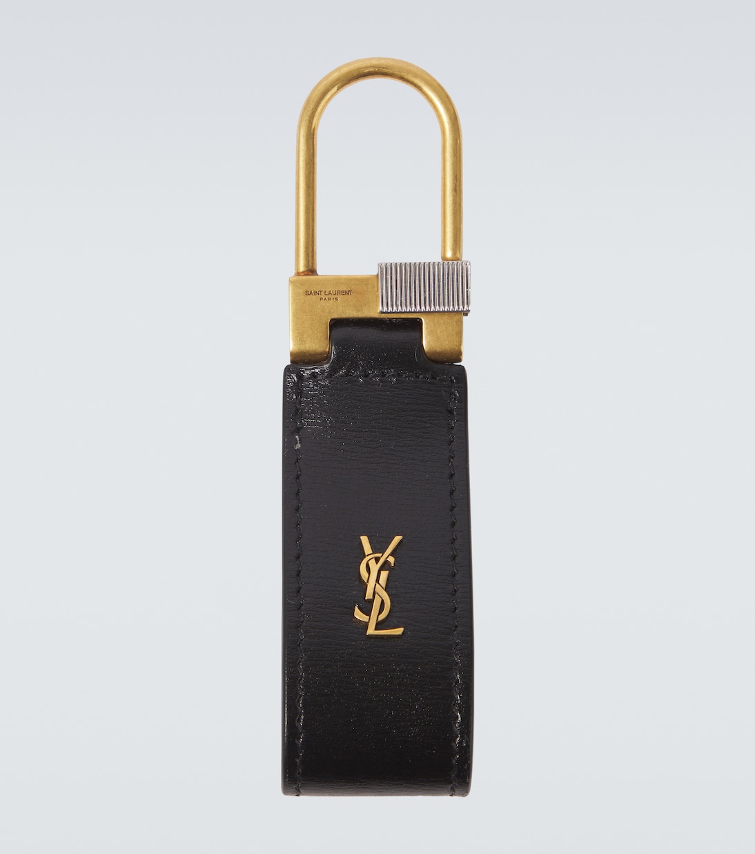 Tiny Cassandre leather keychain | Saint Laurent