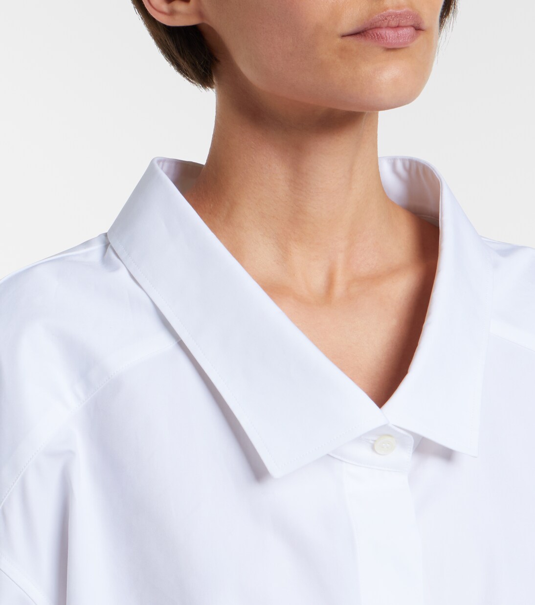 Camisa oversized de popelín de algodón | Givenchy