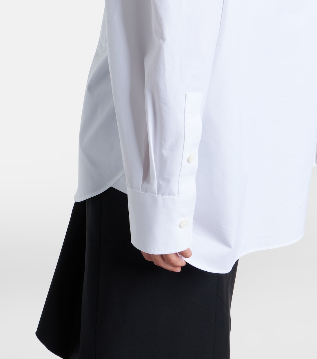 Camisa oversized de popelín de algodón | Givenchy