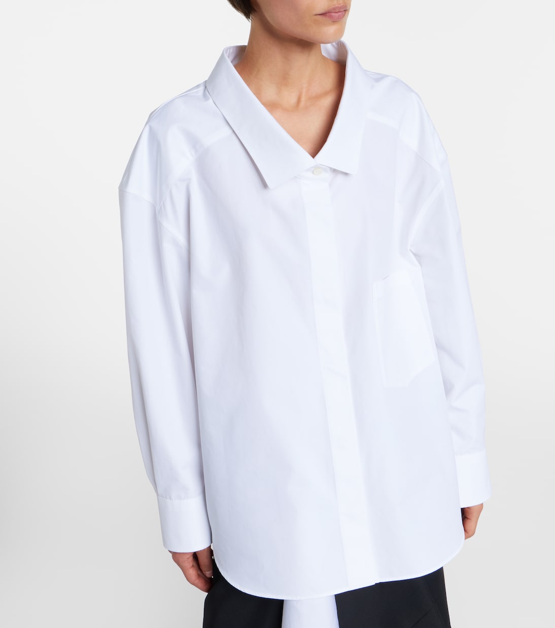 Camisa oversized de popelín de algodón | Givenchy
