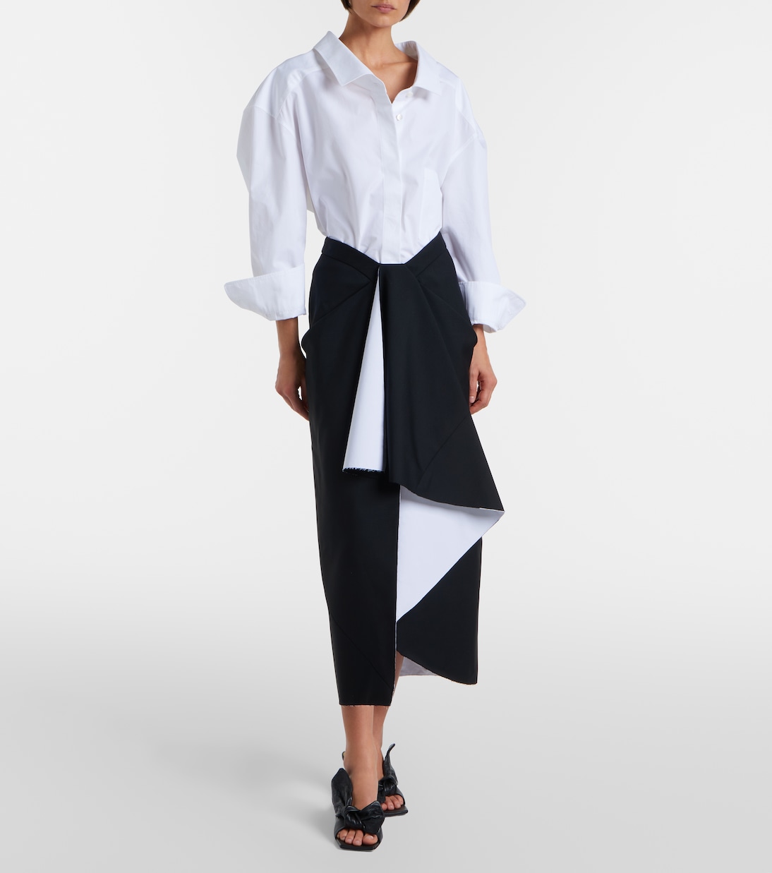 Camisa oversized de popelín de algodón | Givenchy