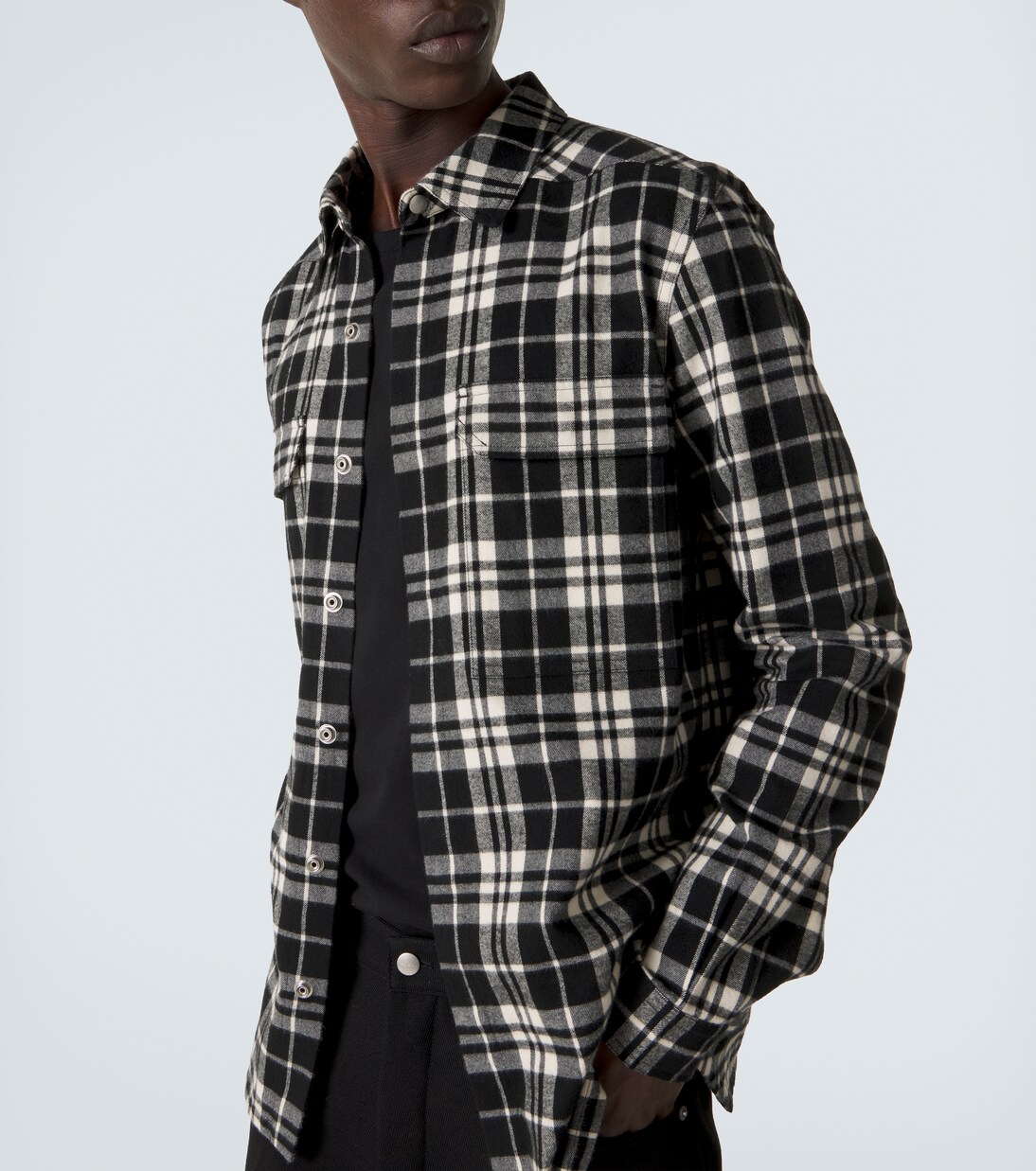 Hemdjacke Temple aus Baumwolle | Rick Owens