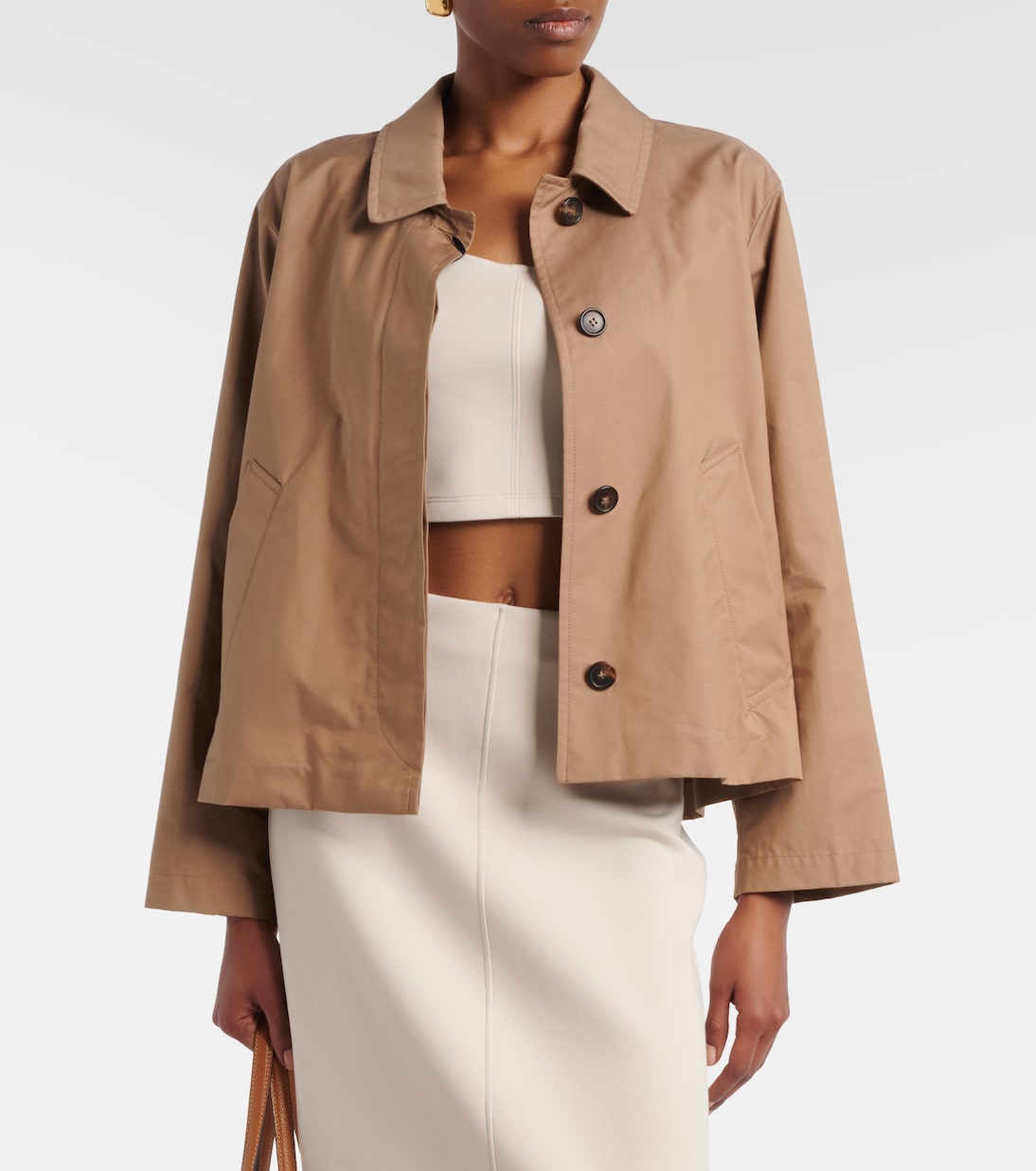 Dire cotton-blend jersey crop top | 'S Max Mara