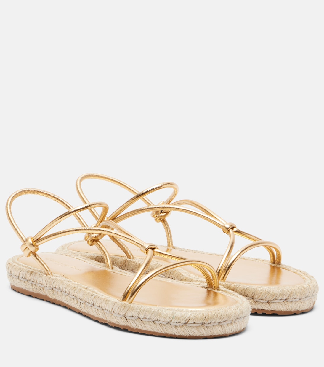 Sandales espadrilles en cuir | Gianvito Rossi