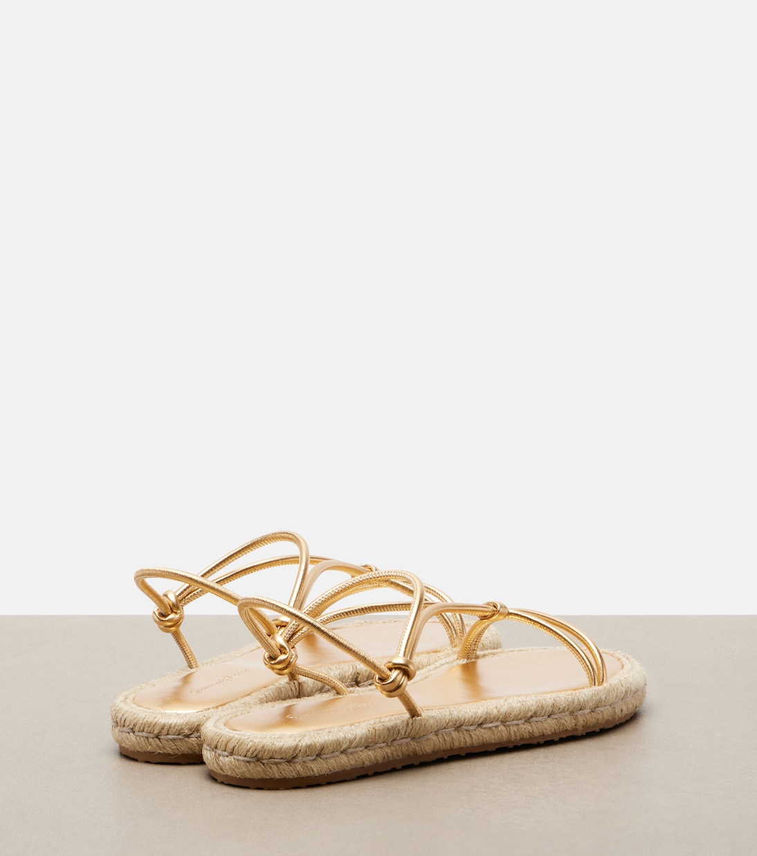 Sandales espadrilles en cuir | Gianvito Rossi