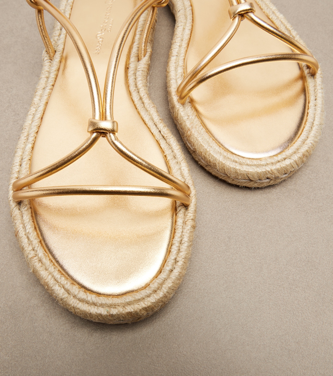 Sandales espadrilles en cuir | Gianvito Rossi