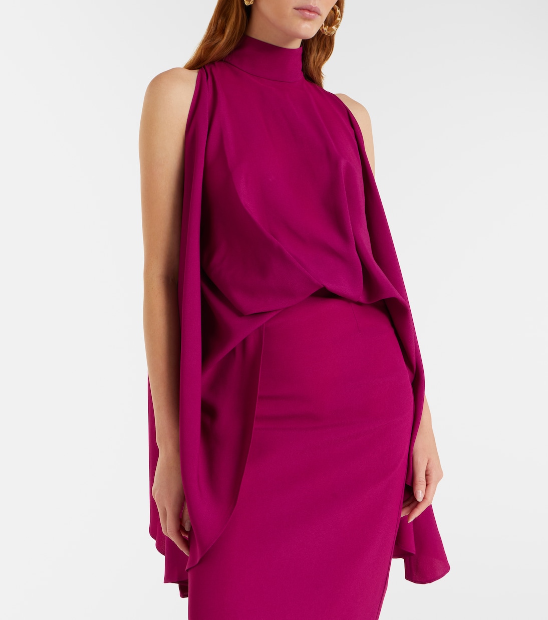 Robe Bacall aus Crêpe | Taller Marmo