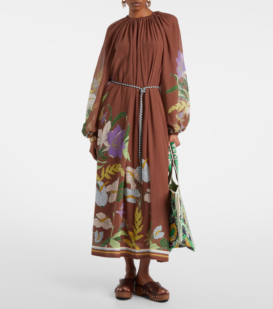 Borsa Liana Large in jacquard | Alémais