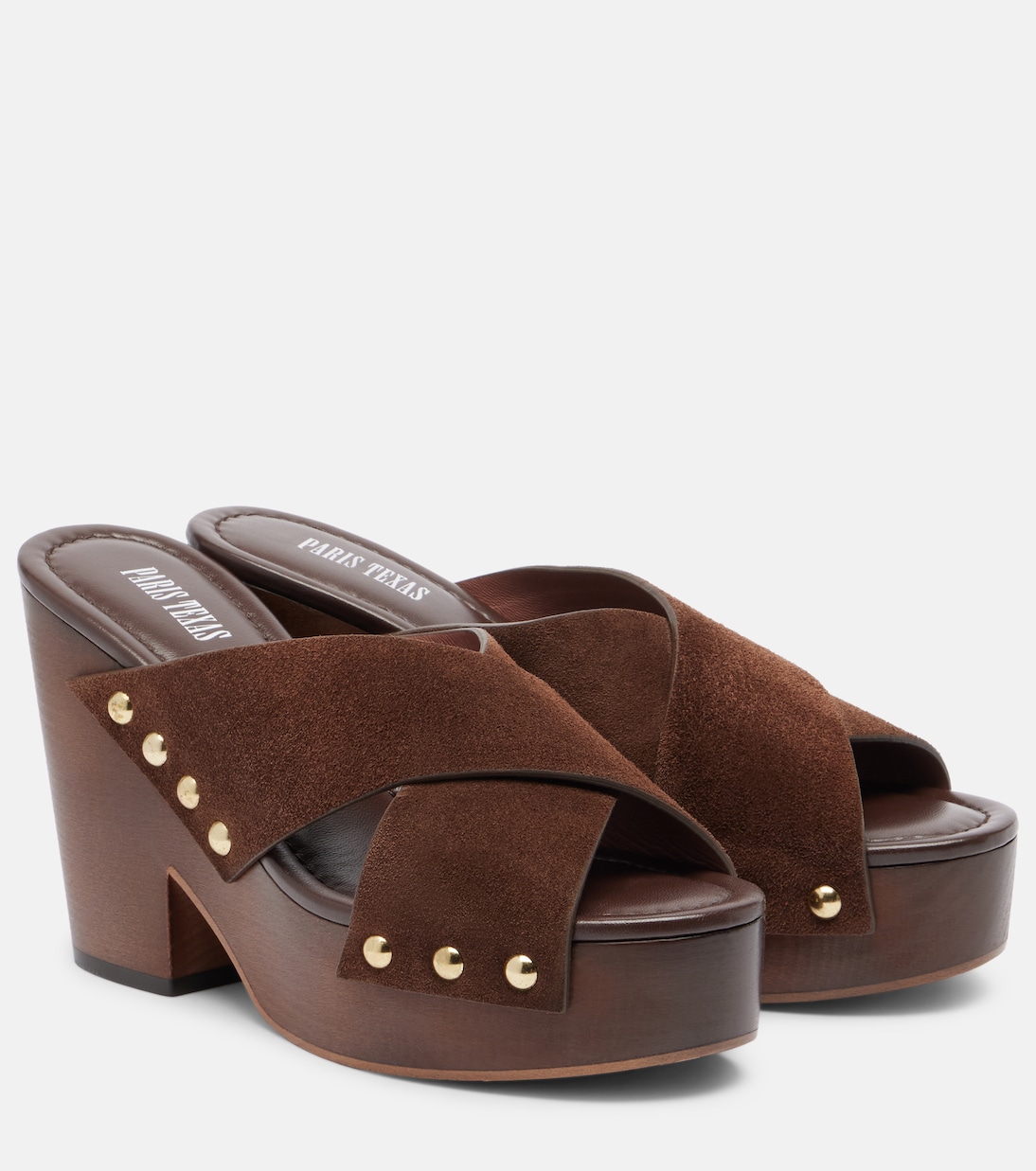 Marisol suede platform mules | Paris Texas