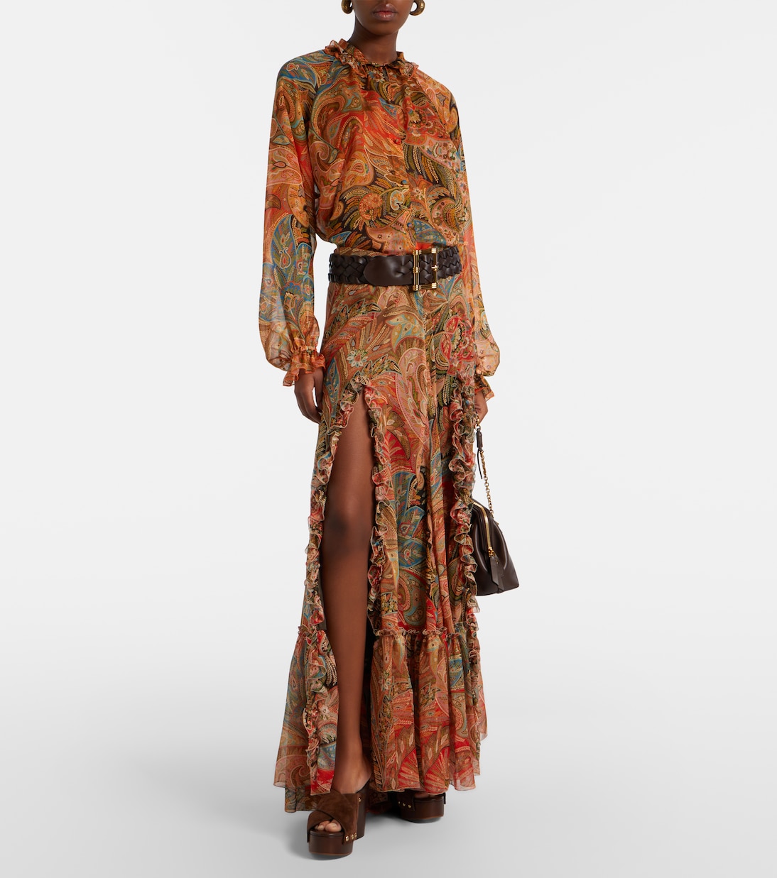 Marisol suede platform mules | Paris Texas