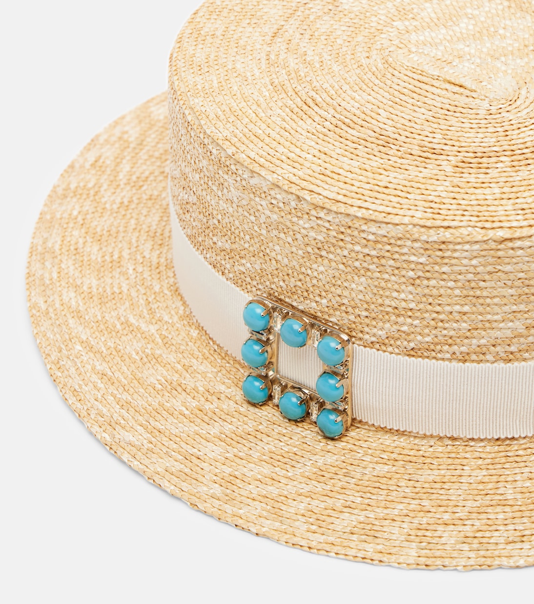 Très Vivier straw boater hat | Roger Vivier