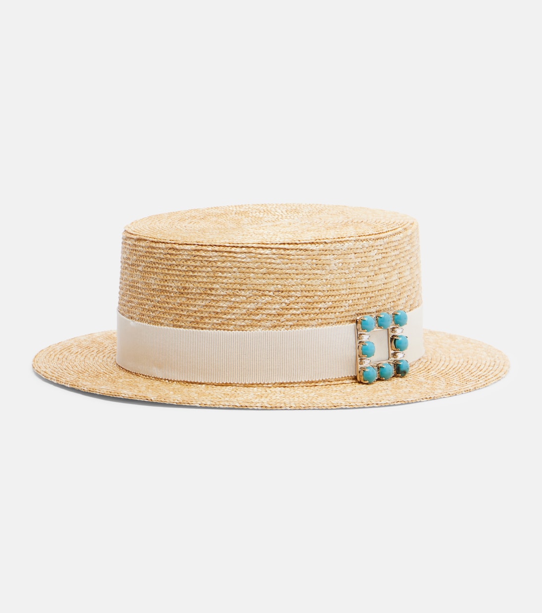 Très Vivier straw boater hat | Roger Vivier