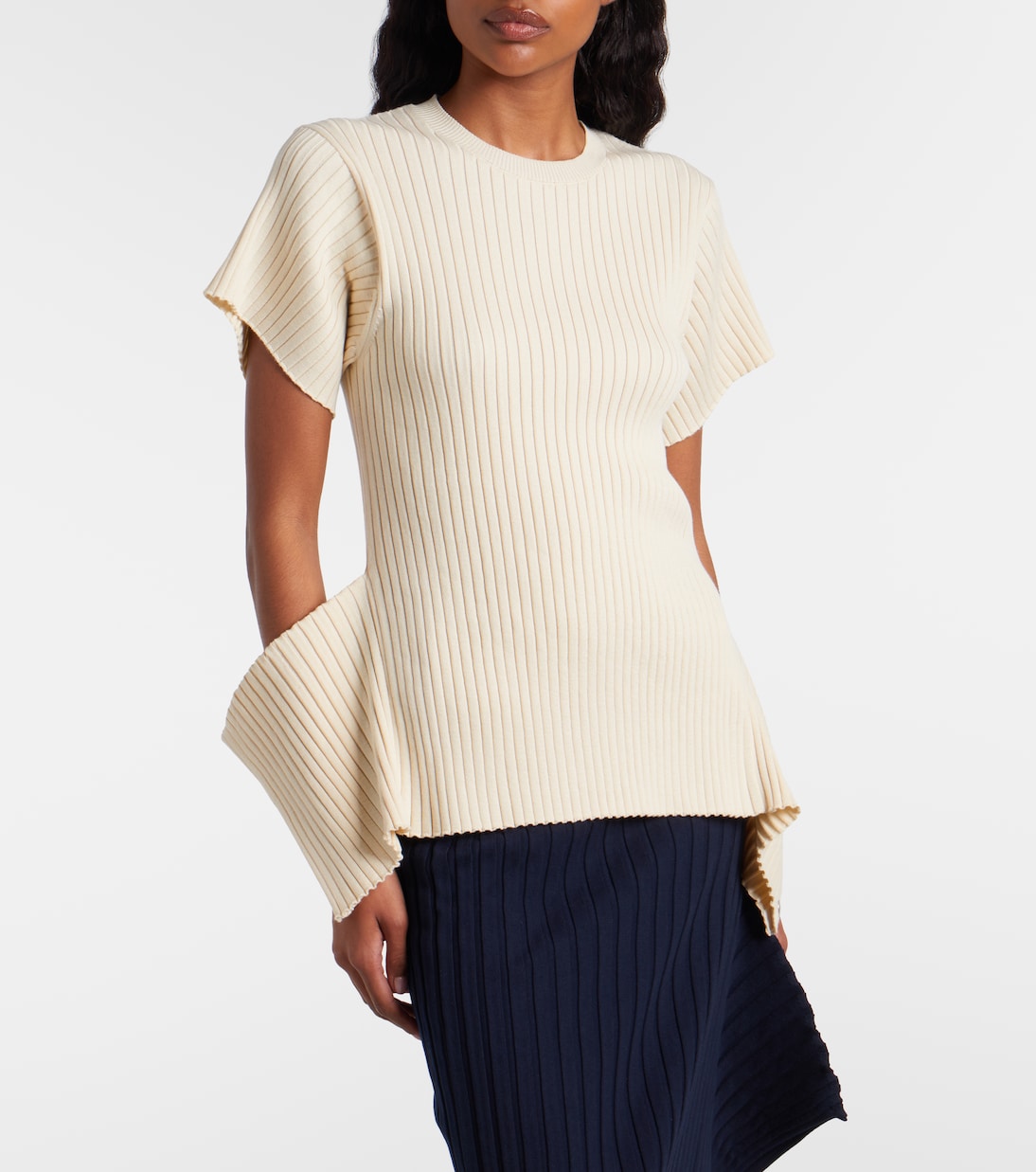 罗纹针织棉质上衣 | Stella McCartney