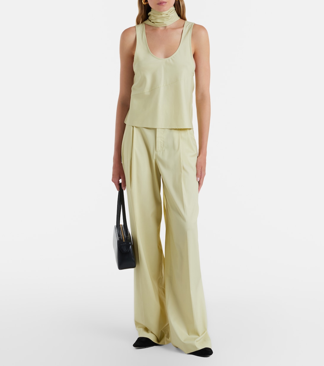 Plissierte Hose Olena mit weitem Bein | Aya Muse