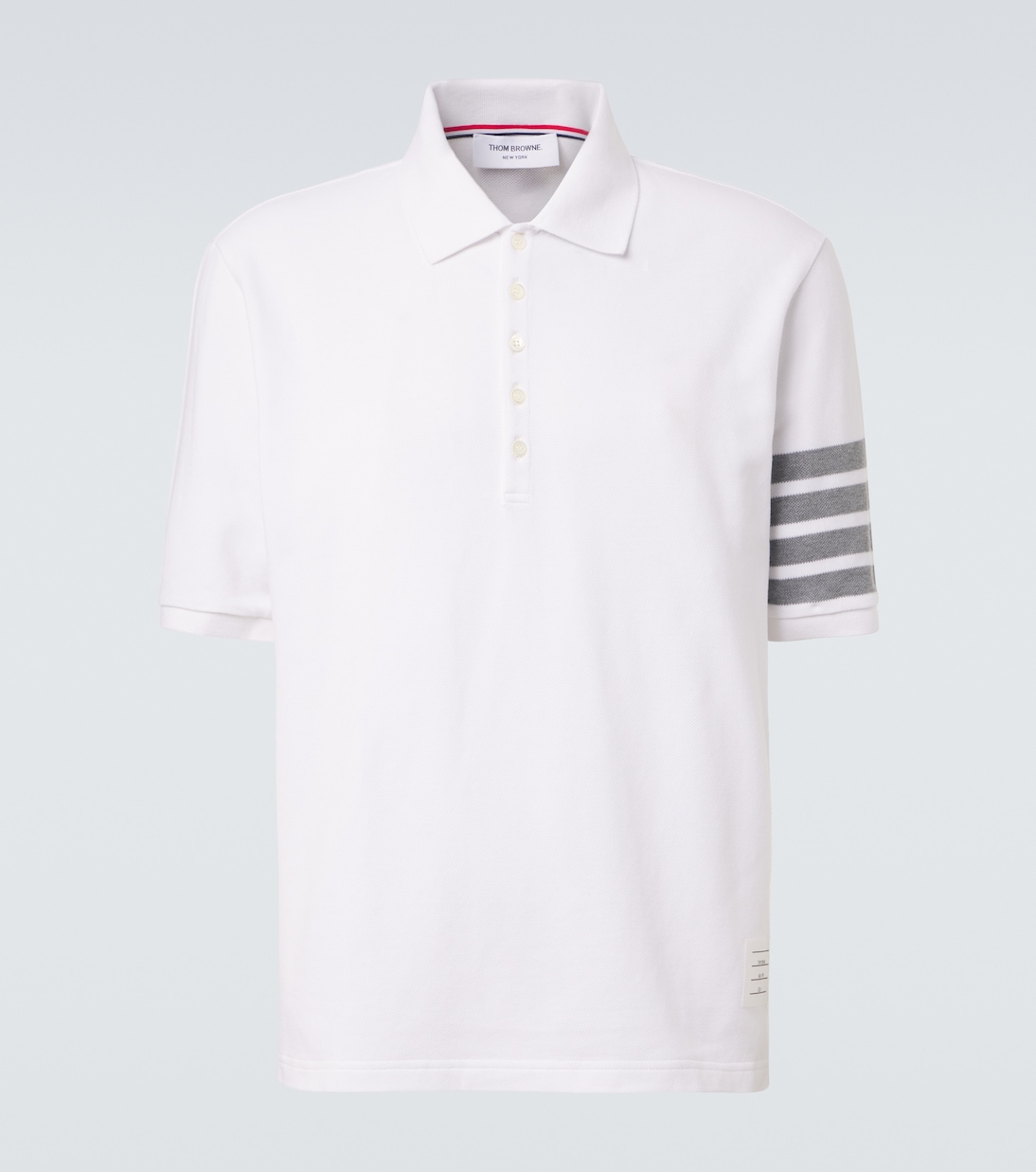 4-Bar cotton polo shirt | Thom Browne