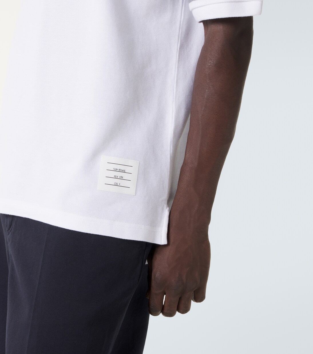4-Bar cotton polo shirt | Thom Browne