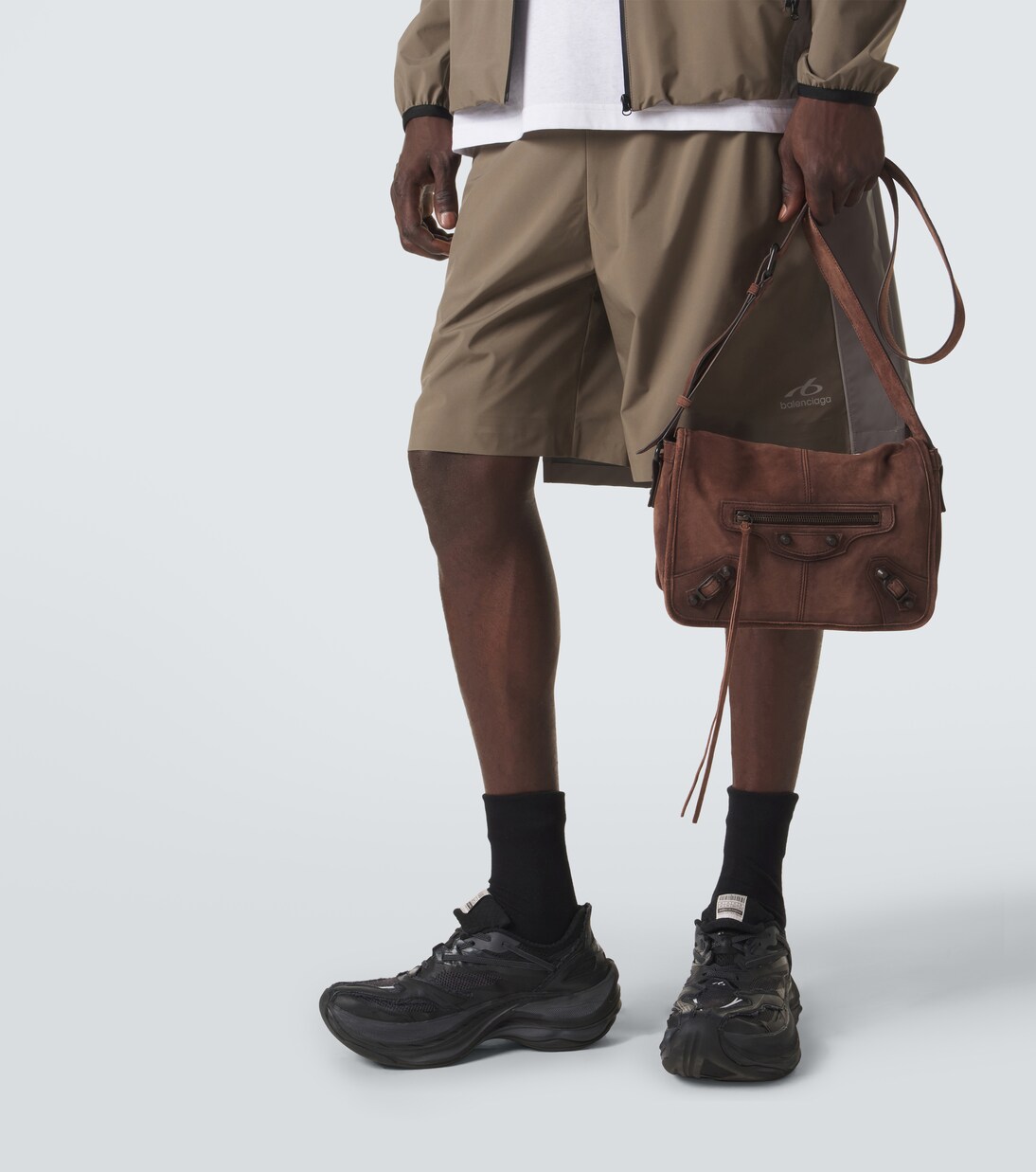 Messenger Bag Le City Small aus Veloursleder | Balenciaga