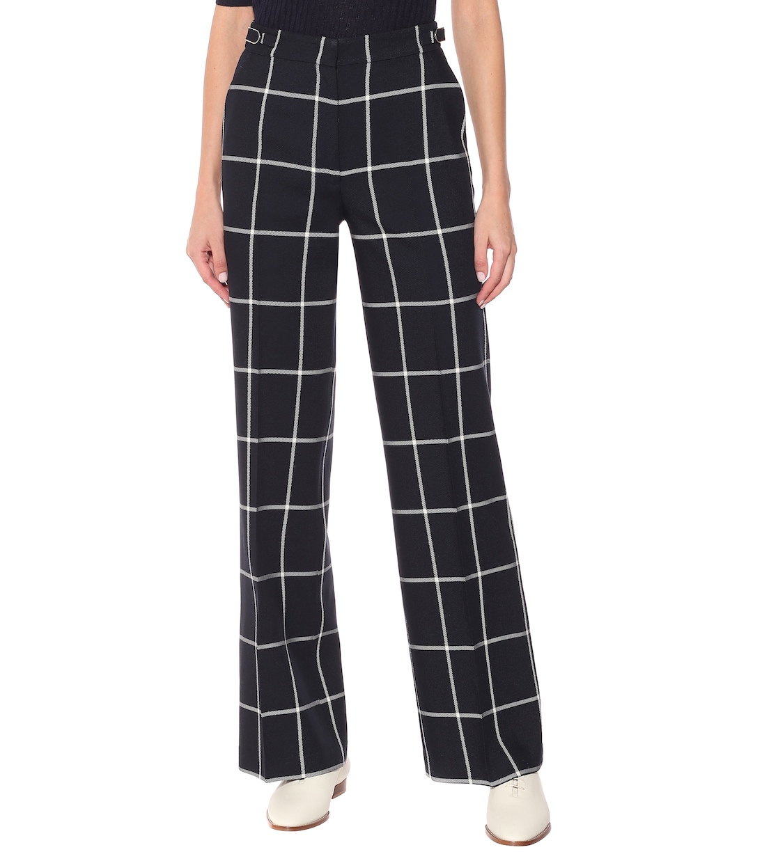 Karierte Hose Leda aus Wolle | Gabriela Hearst