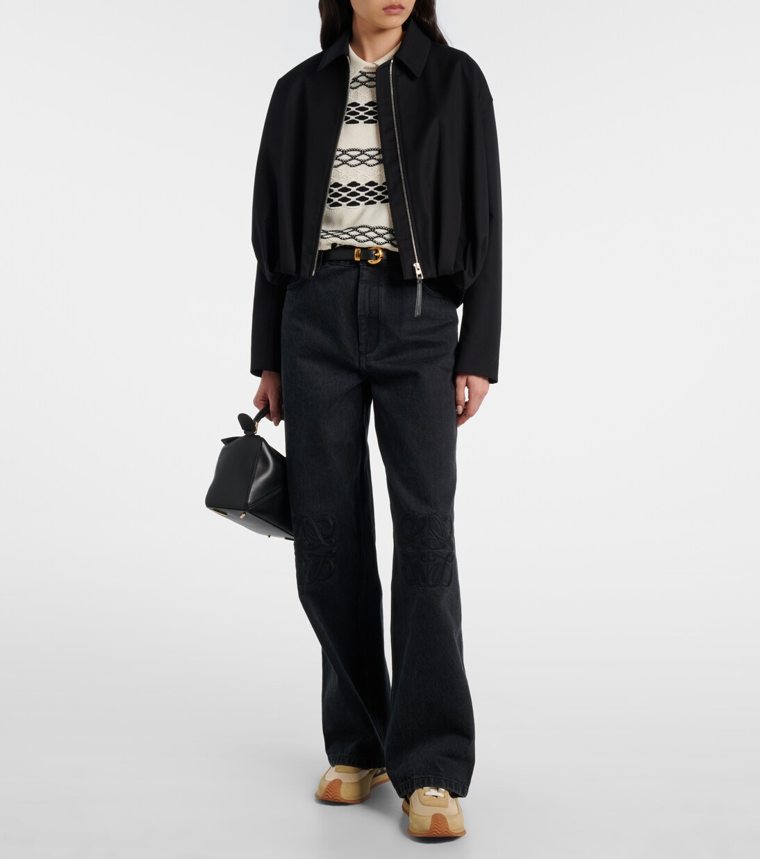 Flow Runner绒面革运动鞋 | Loewe