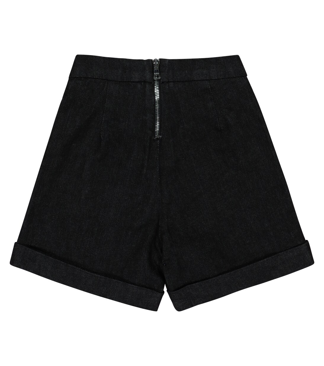 Stretch-cotton denim shorts | Balmain Kids