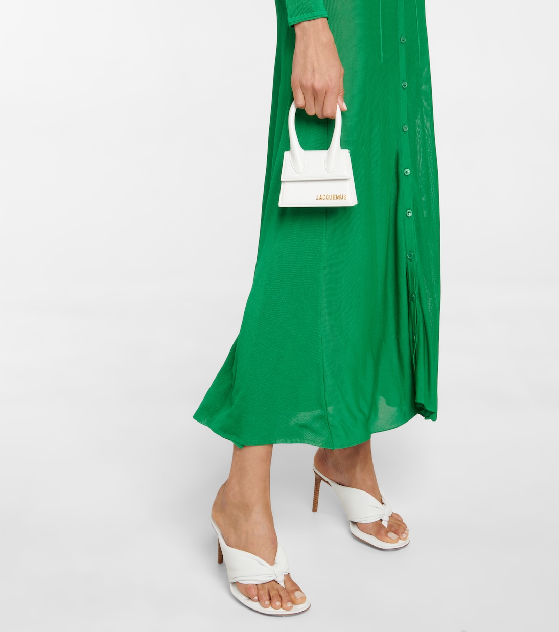 Off-Shoulder-Maxikleid La Robe Lagoa | Jacquemus