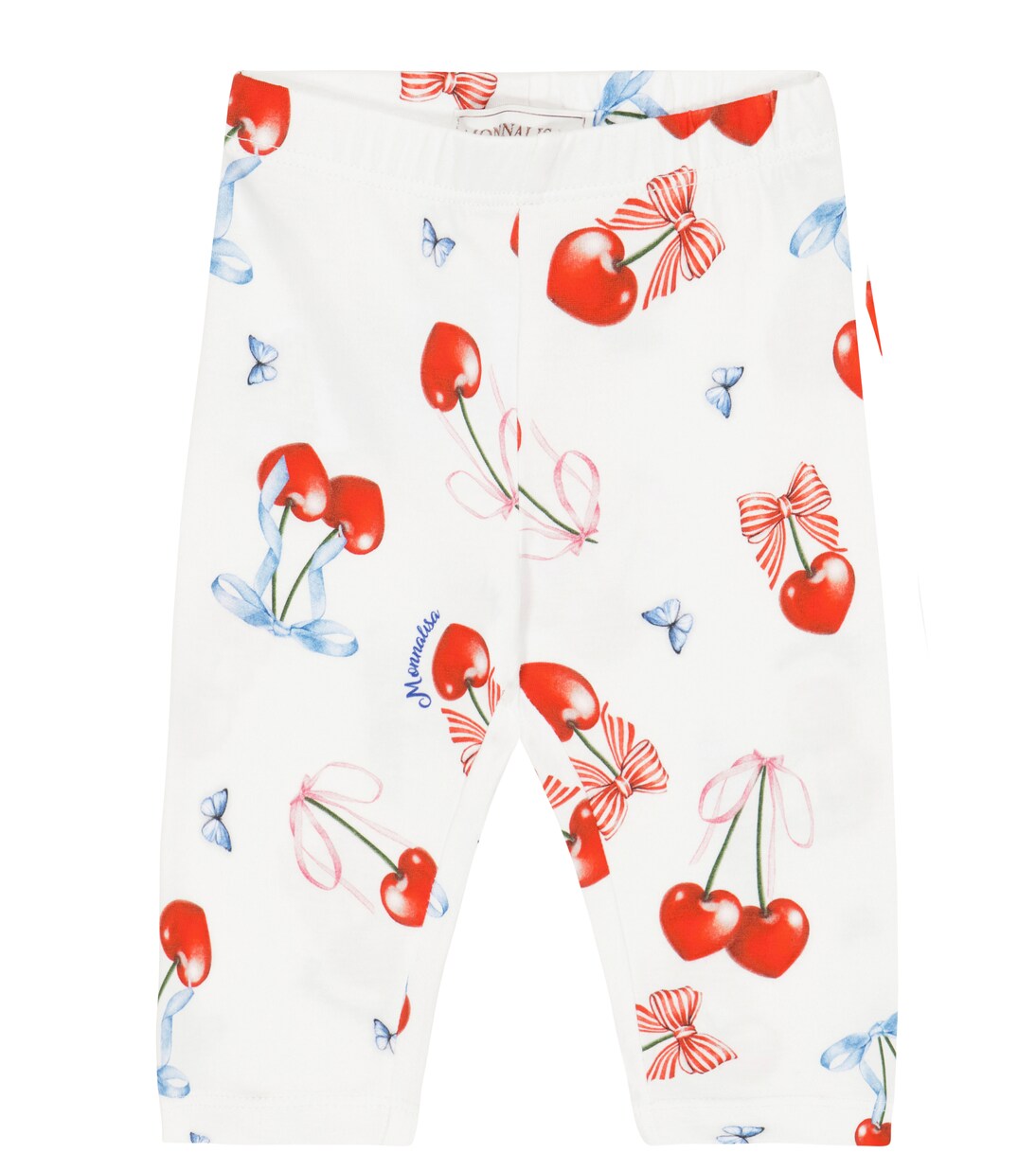 Baby printed cotton-blend leggings | Monnalisa