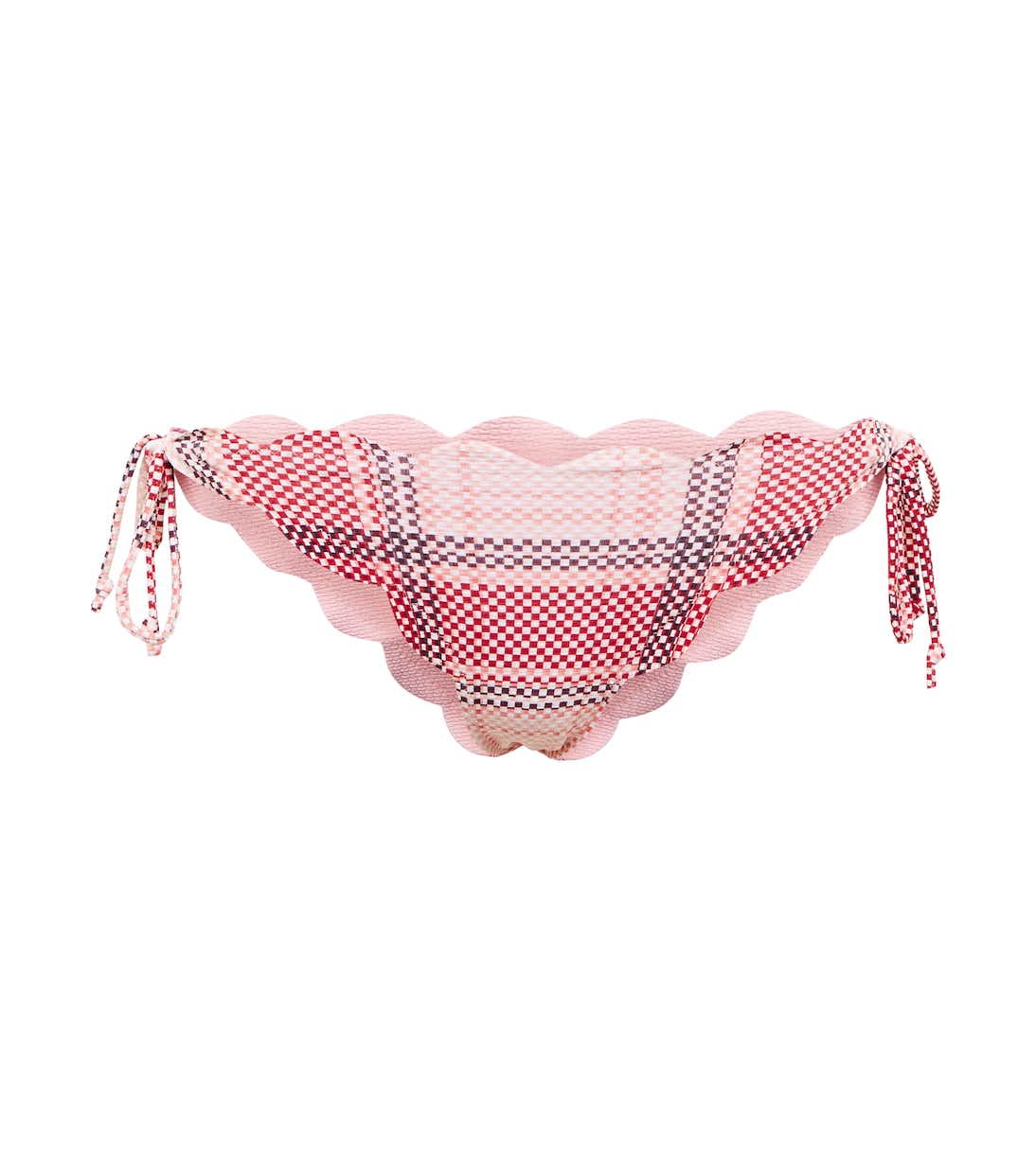 Culotte de bikini réversible à carreaux Mott | Marysia