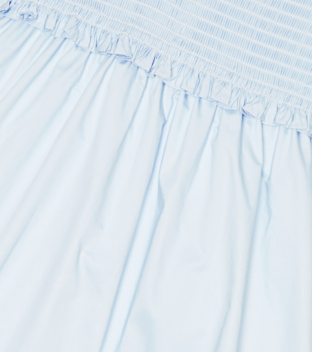 Smocked cotton poplin dress | Self-Portrait Kids